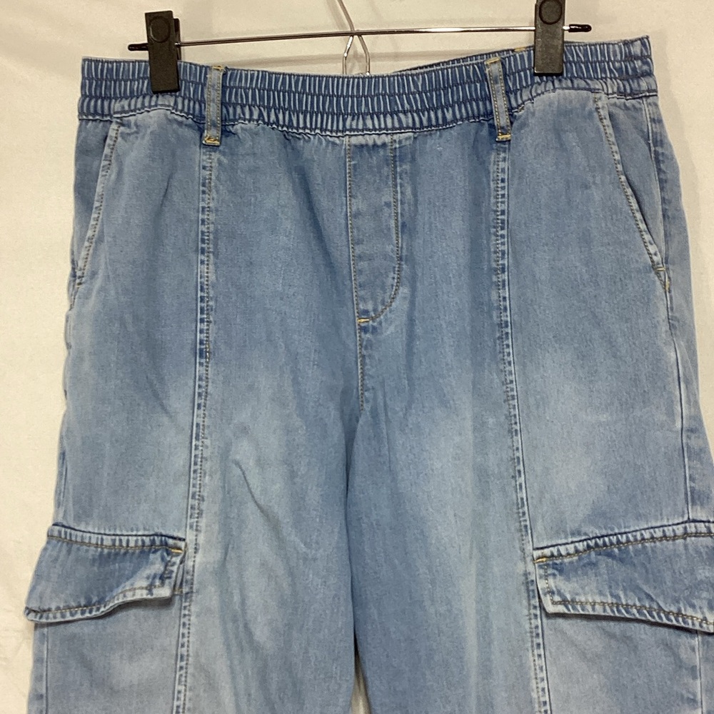 Sanctuary large Blue Cargo Jogger Jean Pants - Picture 2 of 15